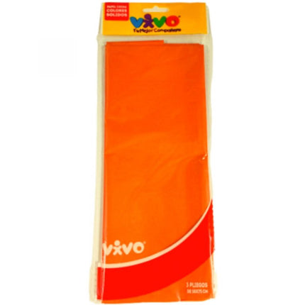 PAPEL CHINA NARANJA 1/3 T8015 VIVO