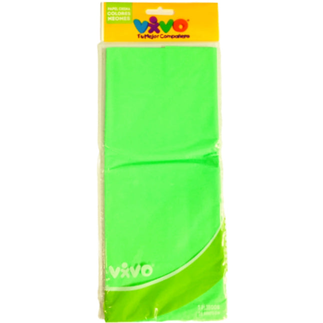 PAPEL CHINA VERDE FLUOR 1/3 MG-93 VIVO