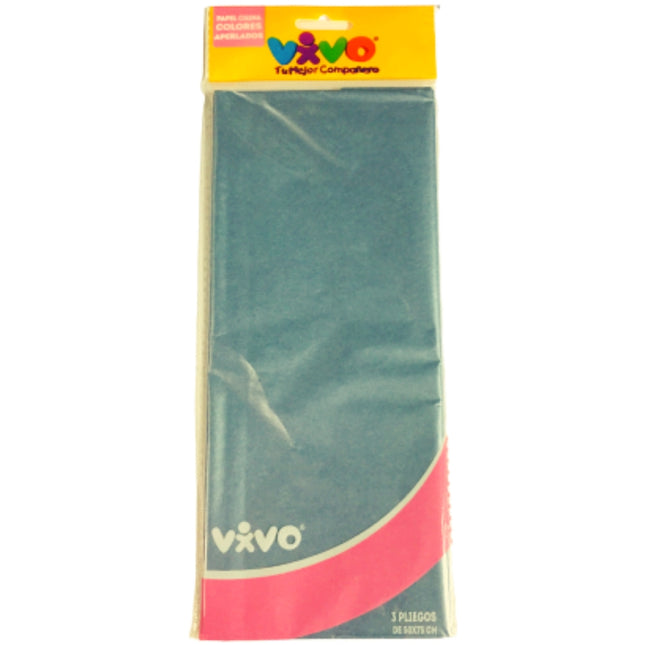 PAPEL CHINA AZUL PERLA 1/3 MG-107 VIVO