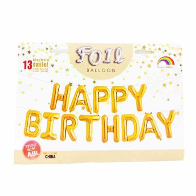 GLOBOS DE 16" HAPPY BIRTHDAY SURTIDO