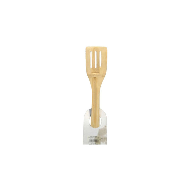 CUCHARON C/ RANURA 30CM DE BAMBU