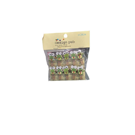 GANCHO DE MADERA 10PC SAPITOS