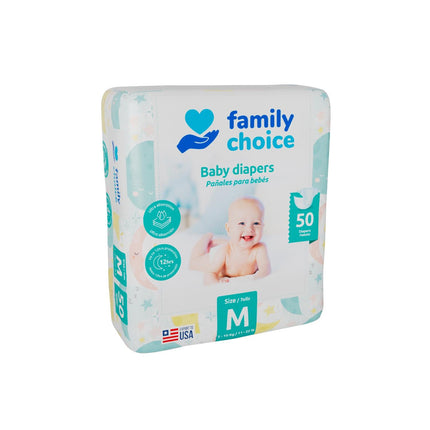 PAÑAL MEDIANO 1X6X50 FAMILYS CHOICE
