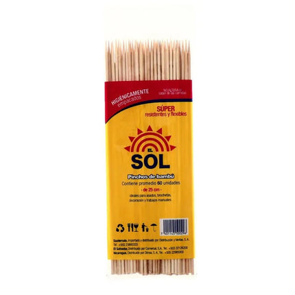 EL SOL  PINCHOS DE 25 CM 100X1X60