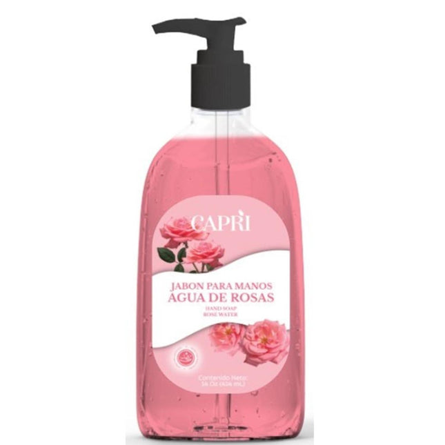 JABON P/MANOS AGUA D/ROSAS 414ML