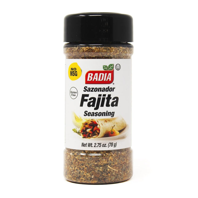 BADIA FAJITA SEASONING 8X2.75 OZ B-STAND