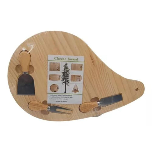 TABLA P/PICAR D/MADERA 4PZS C1167