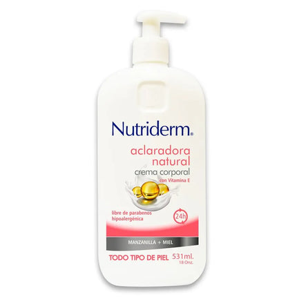 CREMA ACLARADORA NATURAL 18 ONZ NUTRIDER