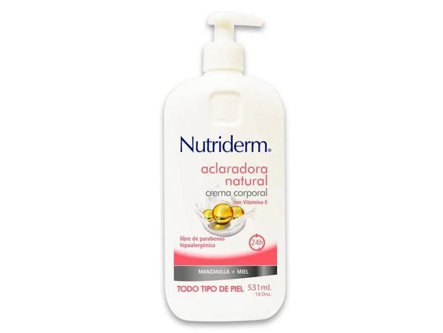 CREMA ACLARADORA NATURAL 18 ONZ NUTRIDER