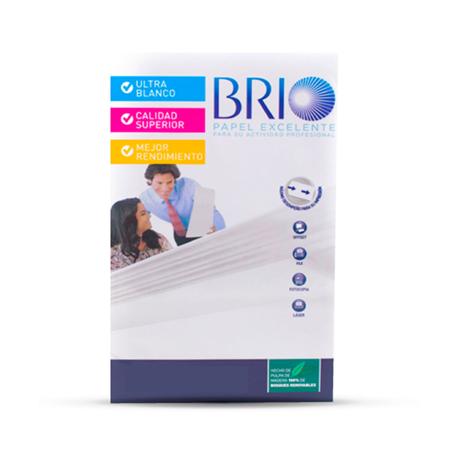 PAPEL BOND B-18 BRIO T/CARTA