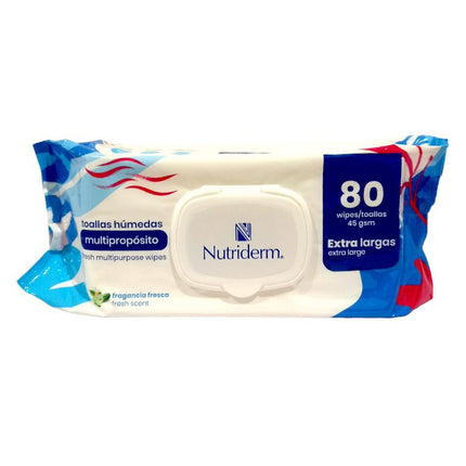 TOALLA HUMEDA 80 UND NUTRIDERM