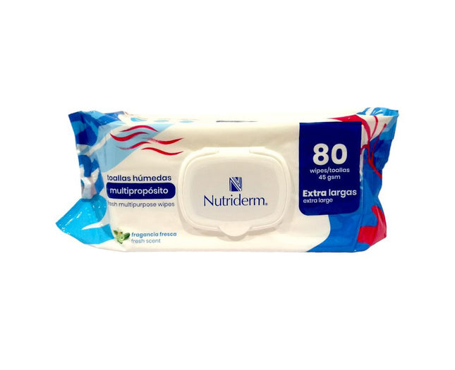 TOALLA HUMEDA 80 UND NUTRIDERM