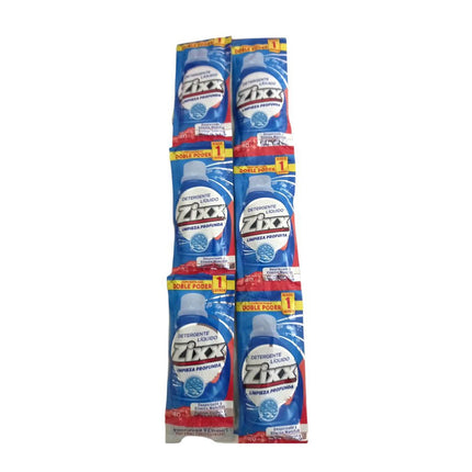 Deterg/Liquido Zixx Azul Sach/40ml 72s