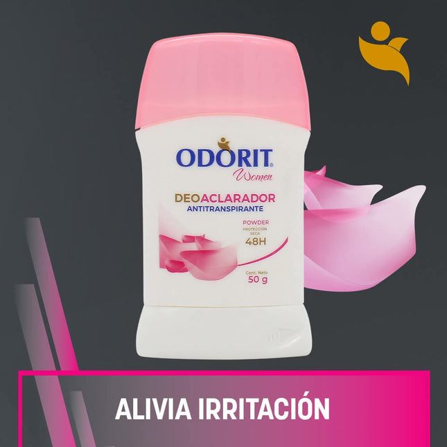 DEO ACLARADOR BARRA FLORAL 50 GRS ODORIT