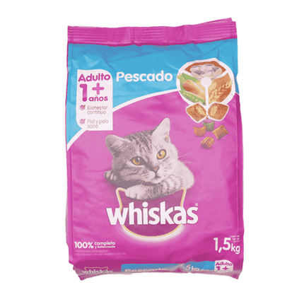 WHISKAS PESCADO 12' X 1.5 KGS