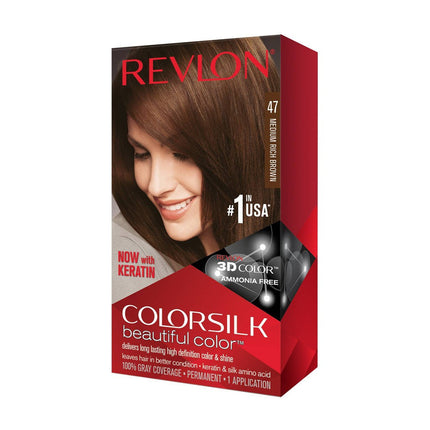TINTE COLORSILK CASTAÑO MEDIO CALIDO 47