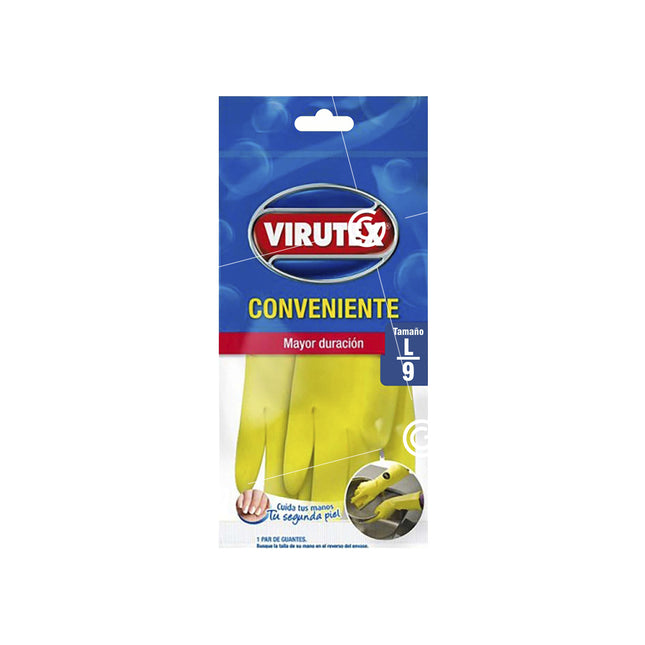 VIRUTEX GUANTE CONVENIENTE GRANDE 4X6uds